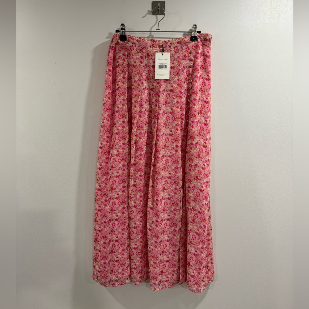 NWT Stella & Suzie Floral Midi Skirt Size 40